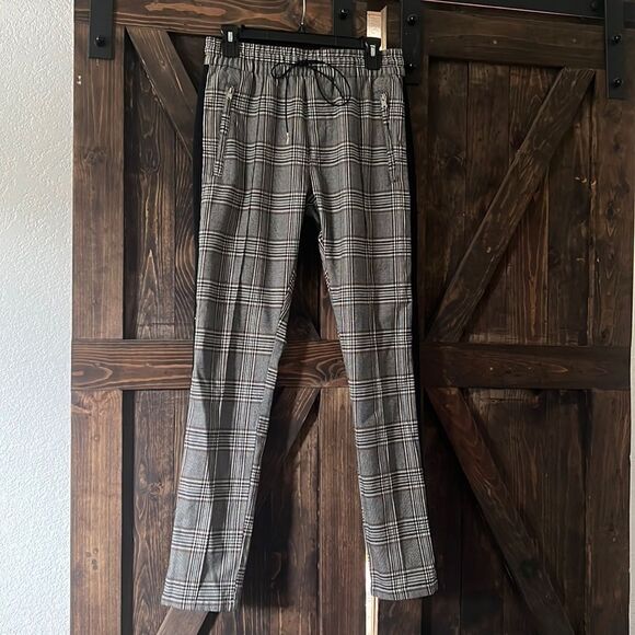 forever 21 striped drawstring casual pants men Sz- Small - Picture 1 of 13